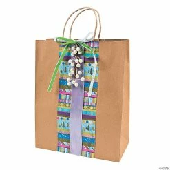 Best Pirce ✔️ 10 1/2" x 5 1/4" x 13" Large Brown Kraft Paper Gift Bags - 12 Pc. ❤️ -Cheap Christmas Crafts Store 10 1 2 x 5 1 4 x 13 large brown kraft paper gift bags 12 pc 48 632 a02
