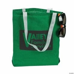 Discount 🧨 10" x 12" Medium Green Canvas Tote Bags - 12 Pc. 👏 -Cheap Christmas Crafts Store 10 x 12 medium green canvas tote bags 12 pc 14 483 ip