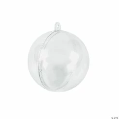 Hot Sale 🔥 2 1/4" DIY Clear Ornaments - 12 Pc. 🤩