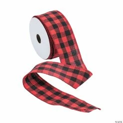 Best Sale ❤️ 2" - Buffalo Check Ribbon - 10 yds. 🎉
