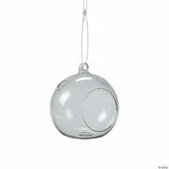 Coupon 👏 3" Small Round Hanging Globes - 12 Pc. 👍