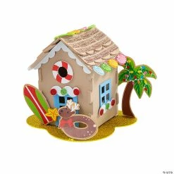 Best deal 👍 3D Beach Island Gingerbread House Craft Kit - Makes 12 🤩