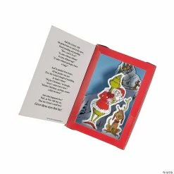 Coupon 🔥 3D Dr. Seuss™ How the Grinch Stole 🎁 Christmas Book Craft Kit - Makes 12 ❤️