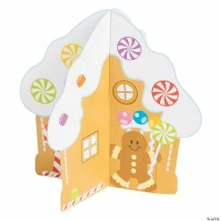 Best Pirce ✔️ 3D Gingerbread Houses with Stickers - 12 Pc. ❤️