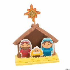 Cheap 🛒 3D Holy Family Craft Kit - Makes 12 😀