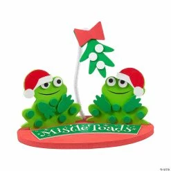 Discount 😀 3D Mistle Toads 🎁 Christmas Craft Kit - Makes 12 👍