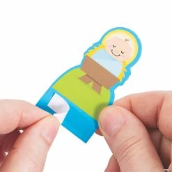 Cheapest 🔔 3D Nativity 🔔 Christmas Ornament Craft Kit - Makes 12 🔔 -Cheap Christmas Crafts Store 3d nativity christmas ornament craft kit makes 1213902965 a02