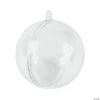 Hot Sale 🔔 4" DIY Large Clear 🔔 Christmas Ornaments - 6 Pc. 💯