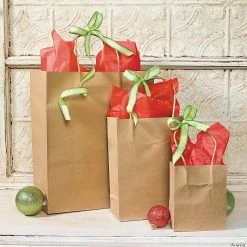 Top 10 ✔️ 6 1/2" x 9" Medium Kraft Paper Gift Bags - 12 Pc. ❤️ -Cheap Christmas Crafts Store 6 1 2 x 9 medium kraft paper gift bags 12 pc 48 317 a04