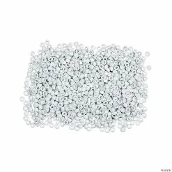 Budget 🛒 6mm 1/2 Lb. of Solid Color Pony Beads - 1000 Pc. 🔥