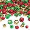Discount 🧨 6mm - 13mm 🎄 Christmas Jingle Bells - 200 Pc. 🥰