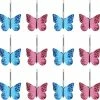 Best Pirce 💯 AGPTEK 12PCS Home Fashions Butterfly Anti Rust Pink and Blue 🌟