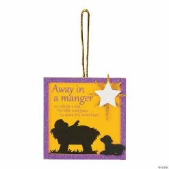 Discount 🌟 Away in a Manger ❄ Christmas Ornament Craft Kit - Makes 12 🌟