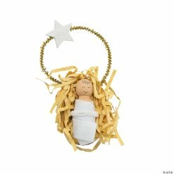 Hot Sale 🛒 Baby Jesus with Star Ornament Craft Kit - Makes 12 🎁