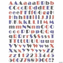 Coupon 🛒 Basic Alphabet Sticker Pack - 12 Sheets 🌟 -Cheap Christmas Crafts Store basic alphabet sticker pack 12 sheets65 70165 a03