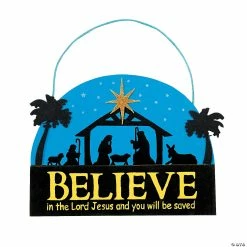 Coupon โญ "Believe" Nativity Sign ๐
Christmas Craft Kit- Makes 12 ๐