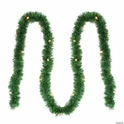 Discount 🤩 Brite Star 12' x 2.5" Pre-Lit Green Pine Artificial 🎄 Christmas Garland - Clear Lights 🎉