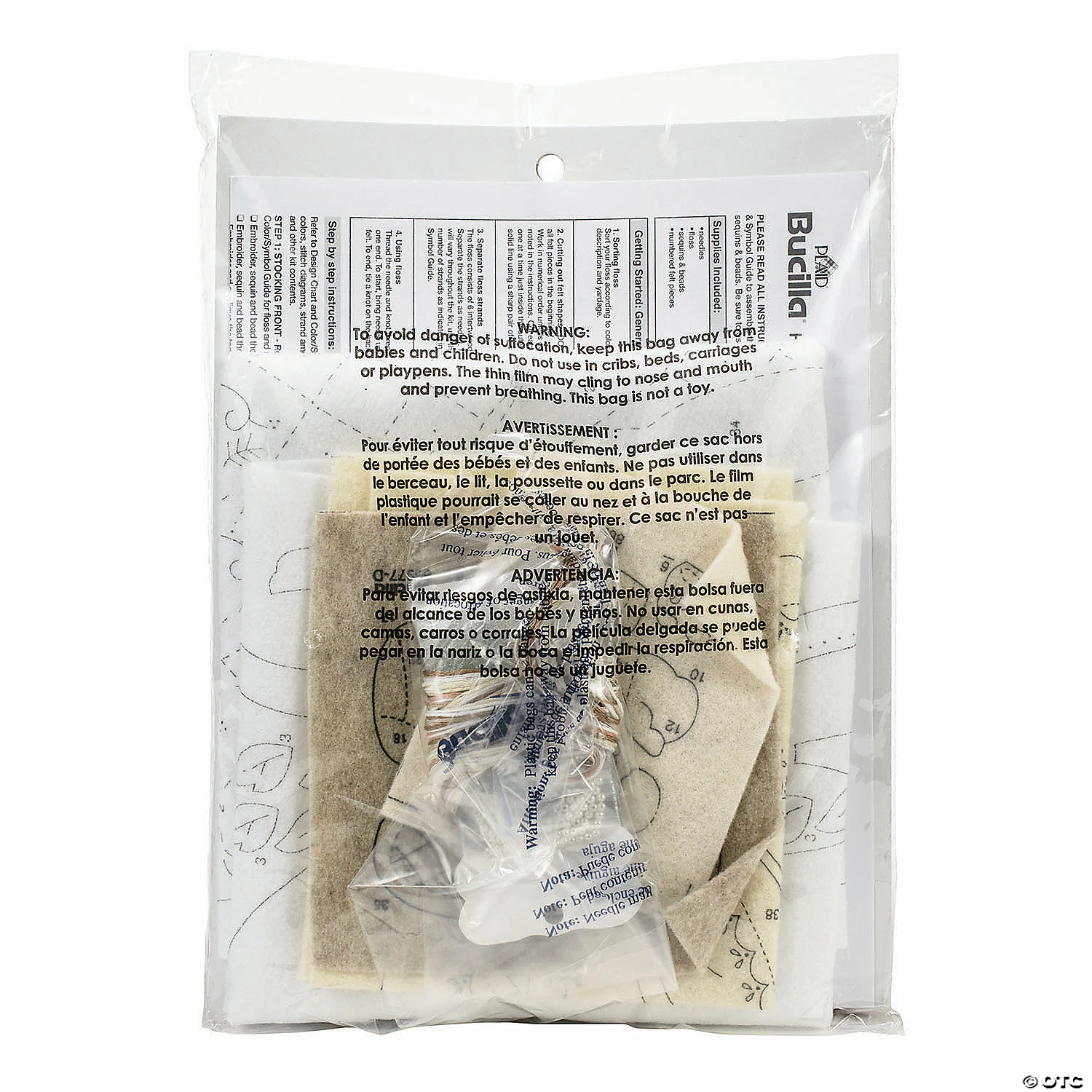 Budget βοΈ Bucilla Felt Stocking Applique Kit 18" Long - Elegant π Christmas π€© 3 Budget βοΈ Bucilla Felt Stocking Applique Kit 18" Long - Elegant π Christmas π€© - Image 3