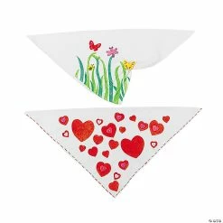 Brand new ⌛ Bulk DIY White Bandanas - 48 Pc. 😍