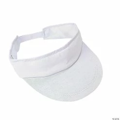 Best Pirce ⌛ Bulk DIY White Cotton Visors - 48 Pc. 🎉