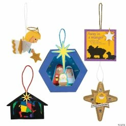 Best deal 🌟 Bulk Nativity Ornament Craft Kit Assortment - Makes 240 🥰