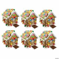 Promo 🤩 Bulk Tootsie Roll® Gingerbread House Kits - 6 Pc. 😀