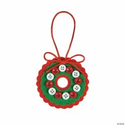 Cheapest 👏 Button Wreath 🎁 Christmas Craft Kit - Makes 48 ❤️