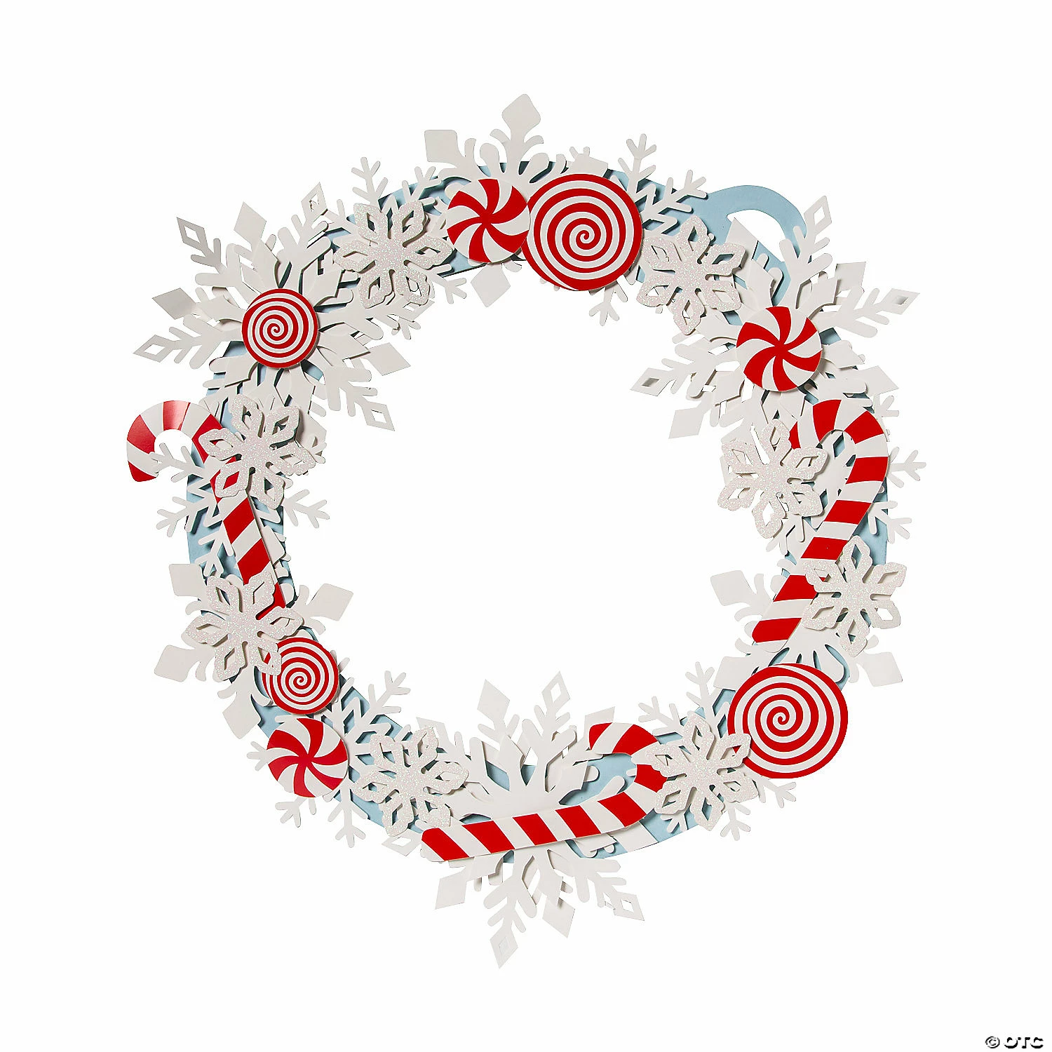 Hot Sale π Candy Cane & Snowflake Wreath Craft Kit - Makes 1 π 1 Hot Sale π Candy Cane & Snowflake Wreath Craft Kit - Makes 1 π