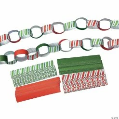 Buy ๐ Candy-Striped Paper Chains - 500 Pc. ๐