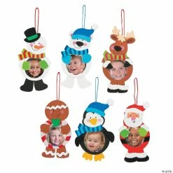 Best Pirce 🧨 Christmas Character Picture Frame Ornament Craft Kit - Makes 12 😉