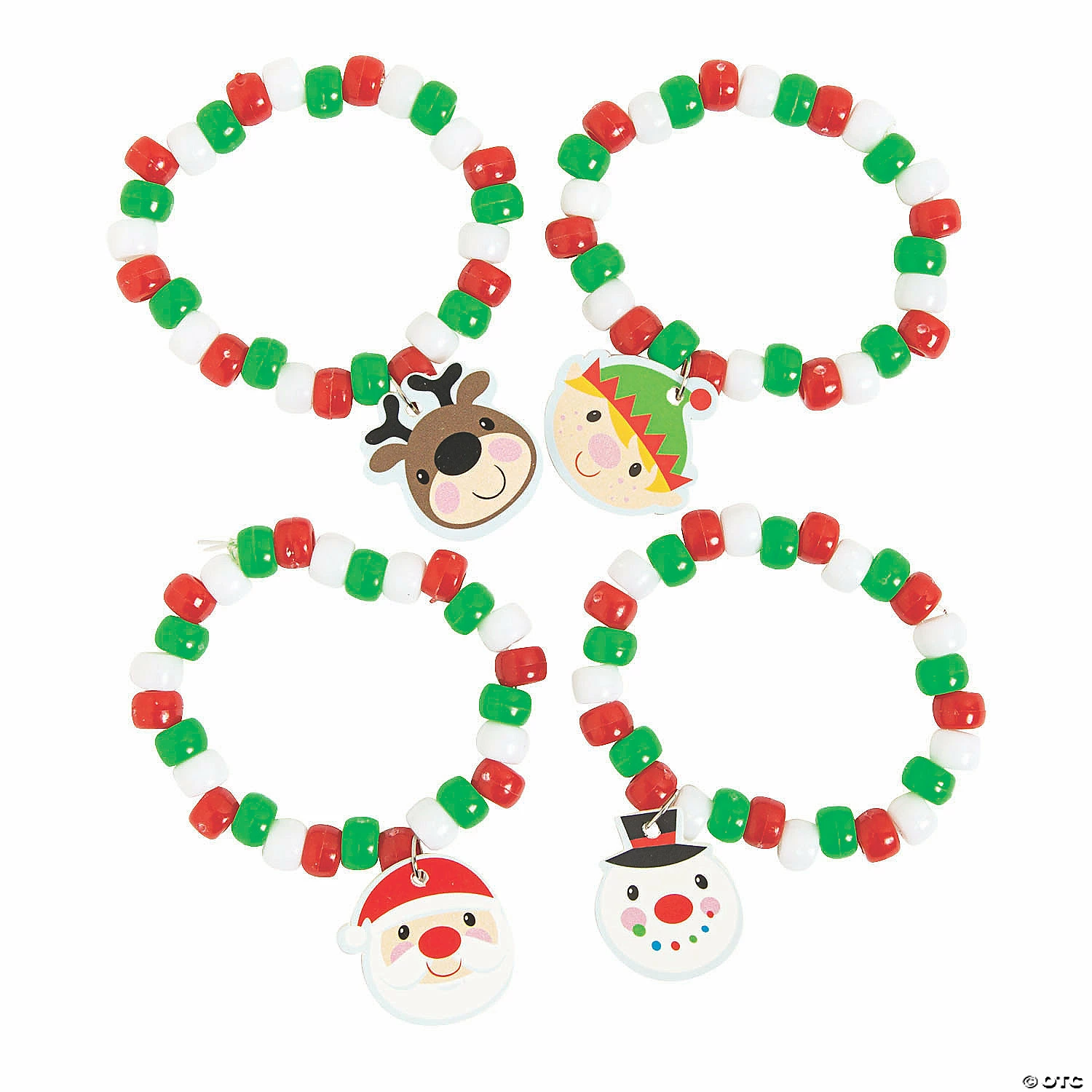 Cheap π Christmas Charm Beaded Bracelet Craft Kit - Makes 12 β 1 Cheap π Christmas Charm Beaded Bracelet Craft Kit - Makes 12 β