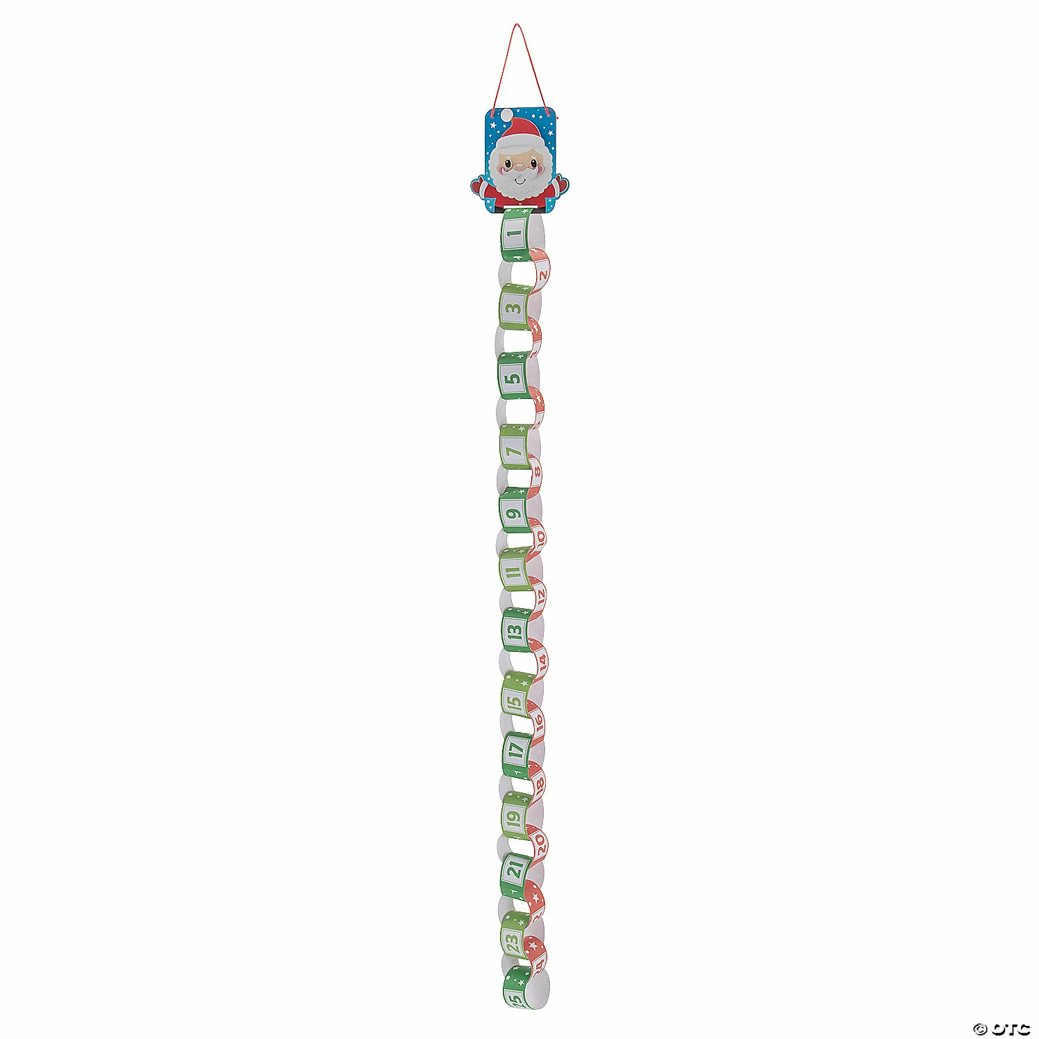 New π Christmas Countdown Paper Chain Craft Kit - Makes 12 π 1 New π Christmas Countdown Paper Chain Craft Kit - Makes 12 π