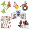 Best Pirce 👍 Christmas Craft Activity Bag Kit for 12 ✔️