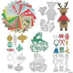 Hot Sale 🔔 Christmas Die Cut Supply Kit - 69 Pc. 🔥