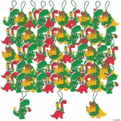 Outlet 🛒 Christmas Dino Ornament Craft Kit - Makes 50 🧨