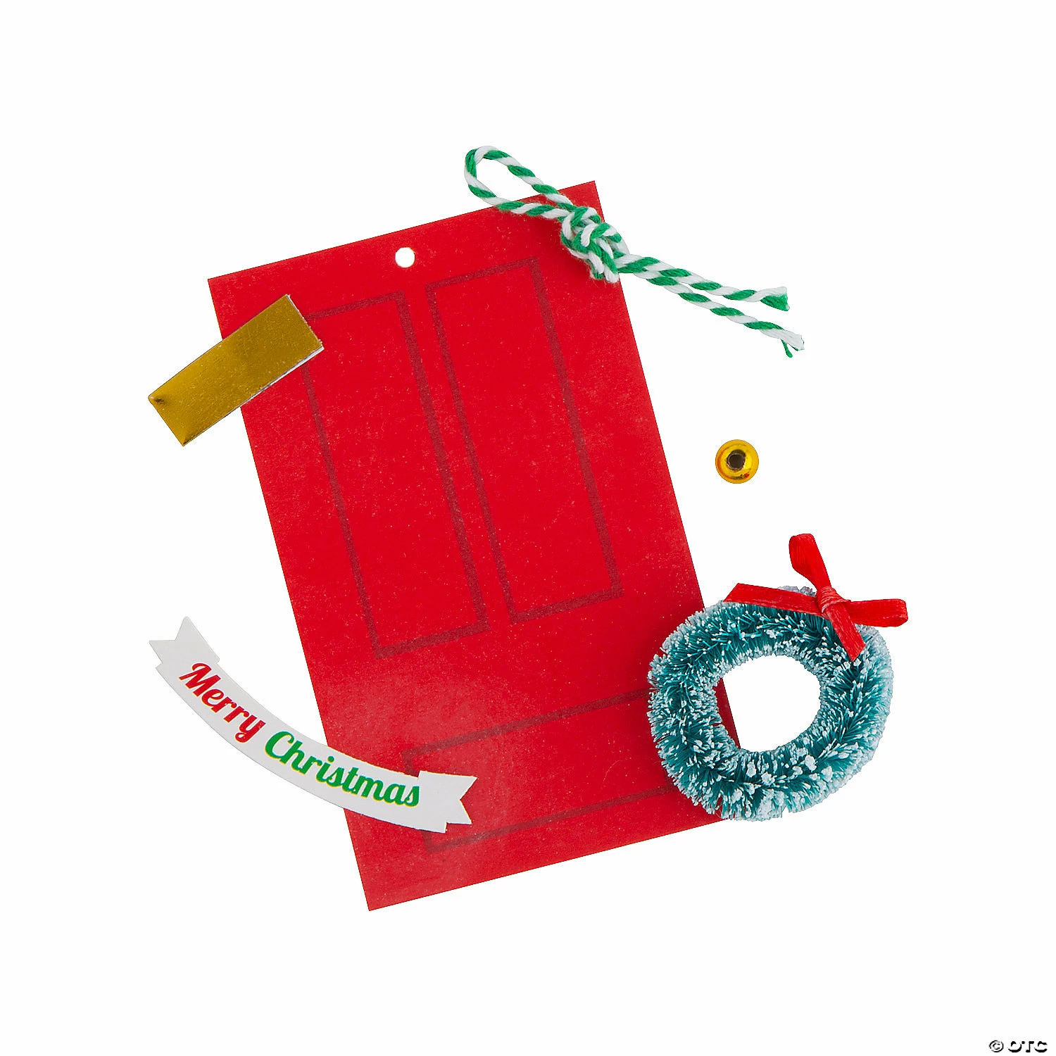 New π Christmas Door Ornament Craft Kit - Makes 12 π 2 New π Christmas Door Ornament Craft Kit - Makes 12 π - Image 2