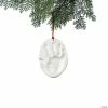 Cheap 👍 Christmas Ornament Handprint Craft Kit - Makes 12 👏