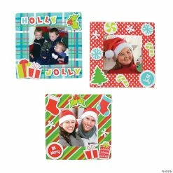 Coupon 😀 Christmas Picture Frame Magnet Craft Kit Assortment - Makes 24 💯