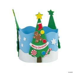 Promo 😀 Christmas Stand-Up Wreath Craft Kit - Makes 6 🎉