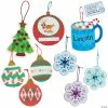 Best Pirce ❤️ Christmas Thumbprint Ornament Craft Kit Assortment – Makes 60 🛒