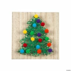 Cheapest 🤩 Christmas Tree Pom-Pom String Art Kit ✨