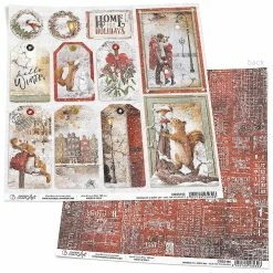 Brand new 🔥 Ciao Bella Home for the Holidays Paper Sheet 12x12 🧨