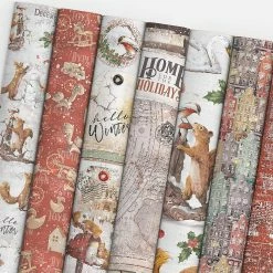 Best Pirce 👏 Ciao Bella Memories of a Snowy Day Patterns Pad 12x12 8Pkg 🛒 -Cheap Christmas Crafts Store ciao bella memories of a snowy day patterns pad 12x12 8pkg14161323 a03NOWA