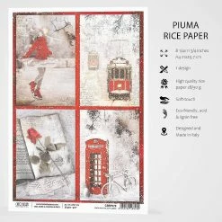 Flash Sale 🔥 Ciao Bella Rice Paper A4 Snow And The City Cards 👍 -Cheap Christmas Crafts Store ciao bella rice paper a4 snow and the city cards14160760 a02NOWA