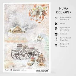 Flash Sale ❤️ Ciao Bella Rice Paper A4 Winter Mood ⭐ -Cheap Christmas Crafts Store ciao bella rice paper a4 winter mood14160961 a02NOWA
