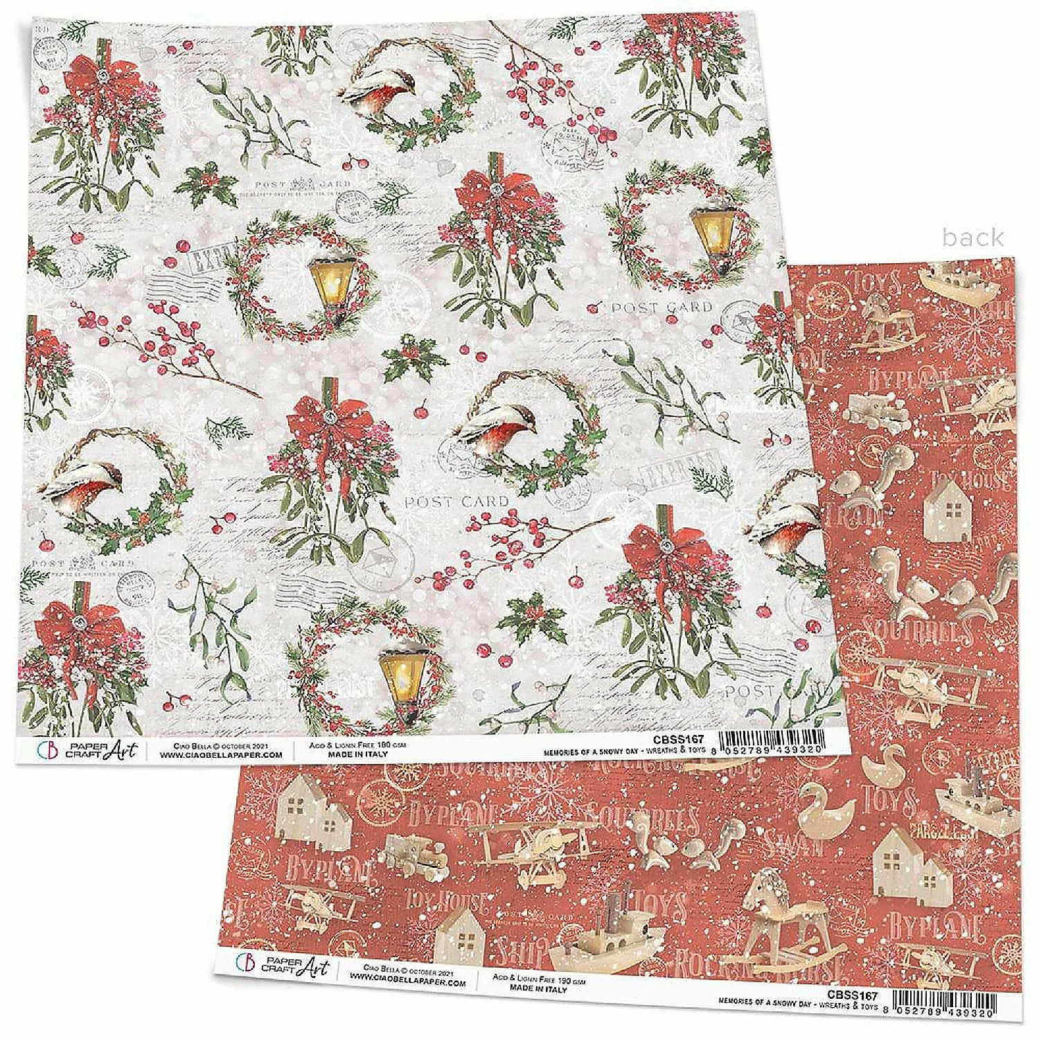 Hot Sale π₯ Ciao Bella Wreaths Toys Paper Sheet 12x12 π 1 Hot Sale π₯ Ciao Bella Wreaths Toys Paper Sheet 12x12 π