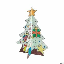 Cheap 🎁 Color Your Own 3D Symbols of Faith 🎁 Christmas Tree - Makes 12 😍 -Cheap Christmas Crafts Store color your own 3d symbols of faith christmas tree makes 1214148481 a02