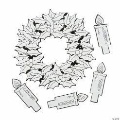 Coupon 🧨 Color Your Own Advent Wreaths - 12 Pc. ✔️