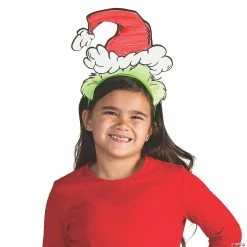 Top 10 ✔️ Color Your Own Dr. Seuss™ The Grinch Headbands - 12 Pc. 🛒 -Cheap Christmas Crafts Store color your own dr seuss the grinch headbands 12 pc 13911366 a02
