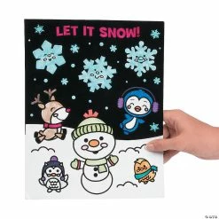 Top 10 😍 Color Your Own Fuzzy Winter Posters - 24 Pc. 🔔 -Cheap Christmas Crafts Store color your own fuzzy winter posters 24 pc 13752775 a02